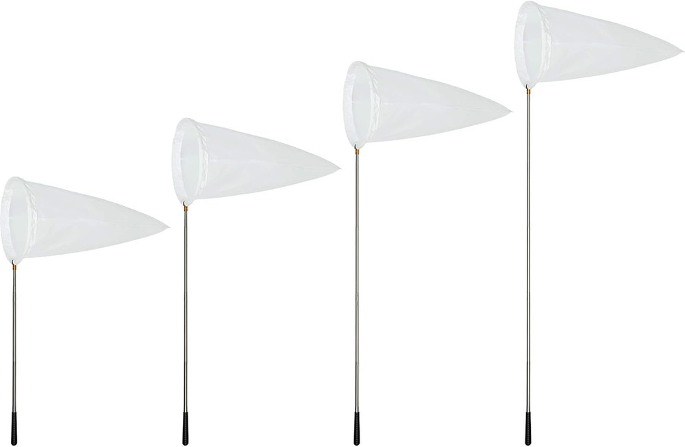 Insect and Butterfly Net, 14" Ring, 32" Net Depth, 59" Extendable Handle