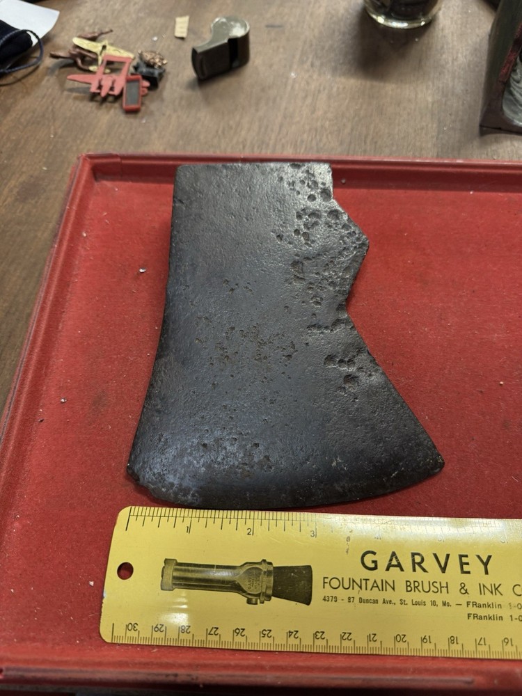 True Temper Ted Warrior Jersey Pattern Axe Head Flint Edge Kelly Works