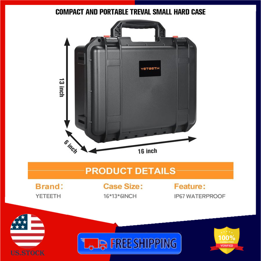 Case for DJI Avata 2 Drone Combo - Waterproof Hard Cases with Foam for Avatar 2