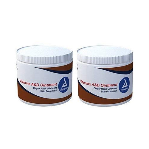Dynarex 1157 Vitamins A&D Ointment 15 oz. jar (Pack of 2)