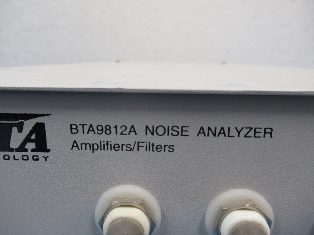 BTA Technology Noise Analyzer Amplifier/Filters Model BTA9812A