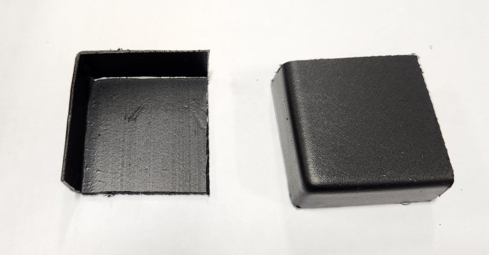 Plastic Black Corner Caps for Pop Up Campers - 2 Pack