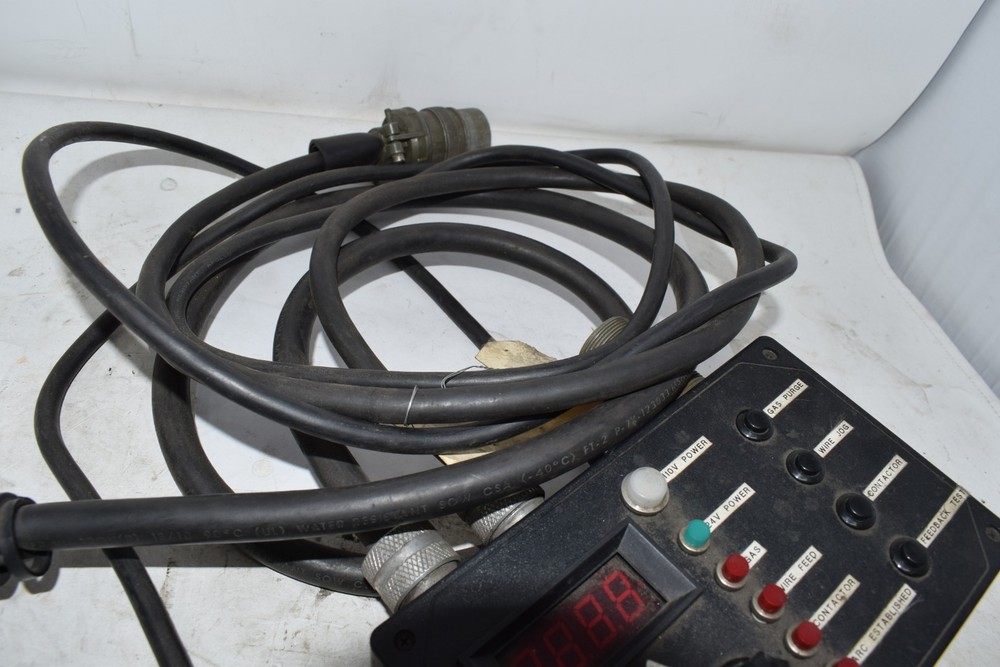 Wire Feed Welder Controller Feed Panel, Gas Purge Jogger