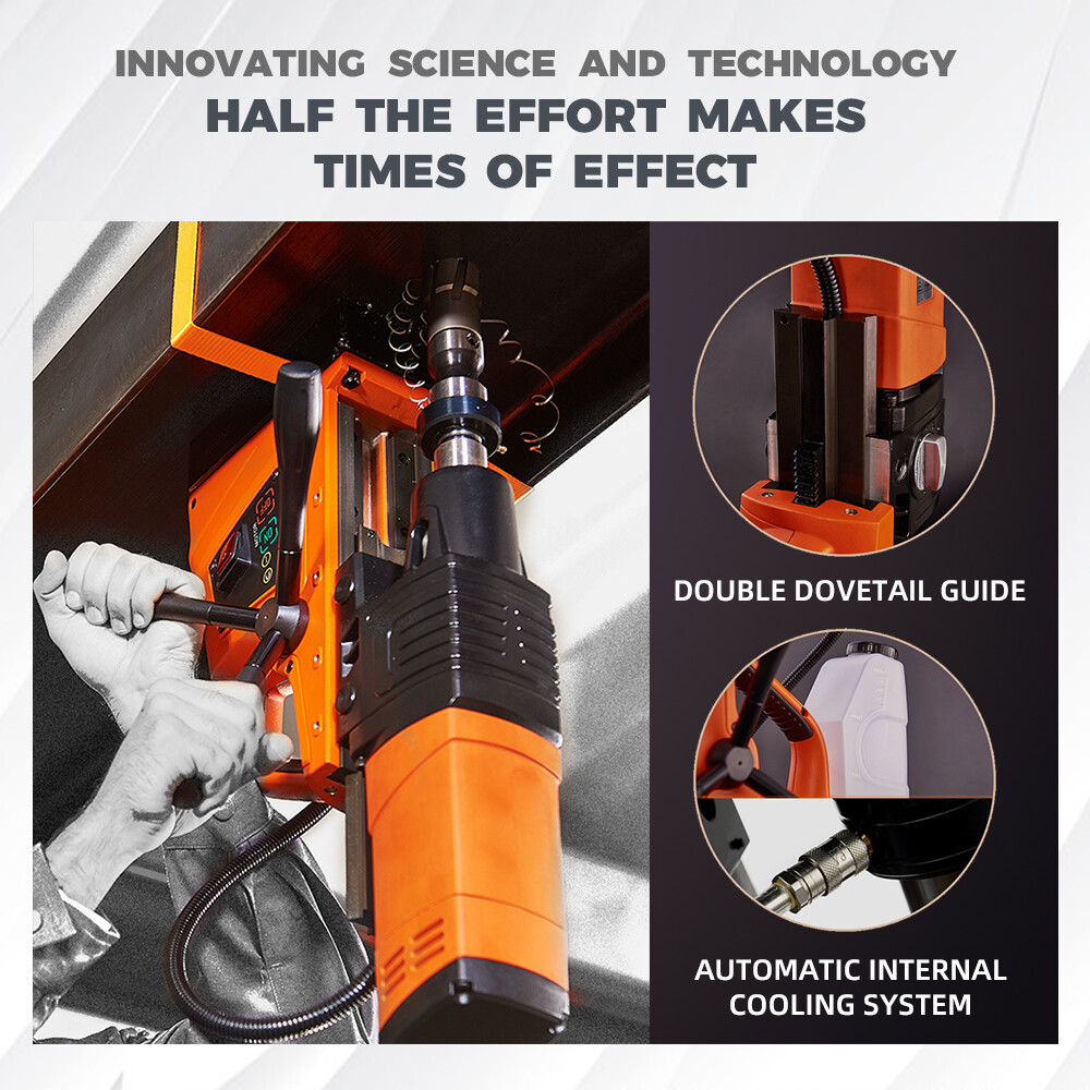 Electric Magnetic Drill Press MD60 Mining Stable Welding Boring Ø60mm (2-3/8")