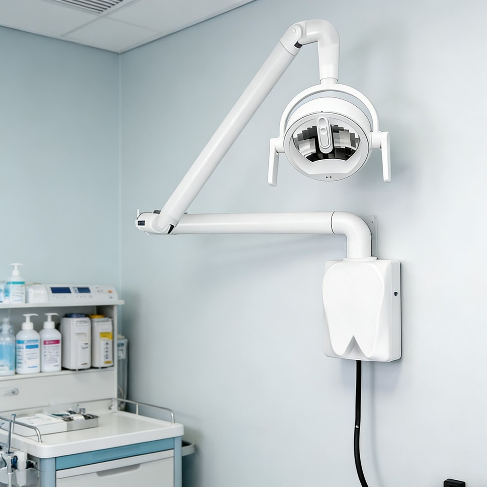 Wall-Mounted Dental Reflective Oral Lamp Shadowless Surgical Sensor LED Light