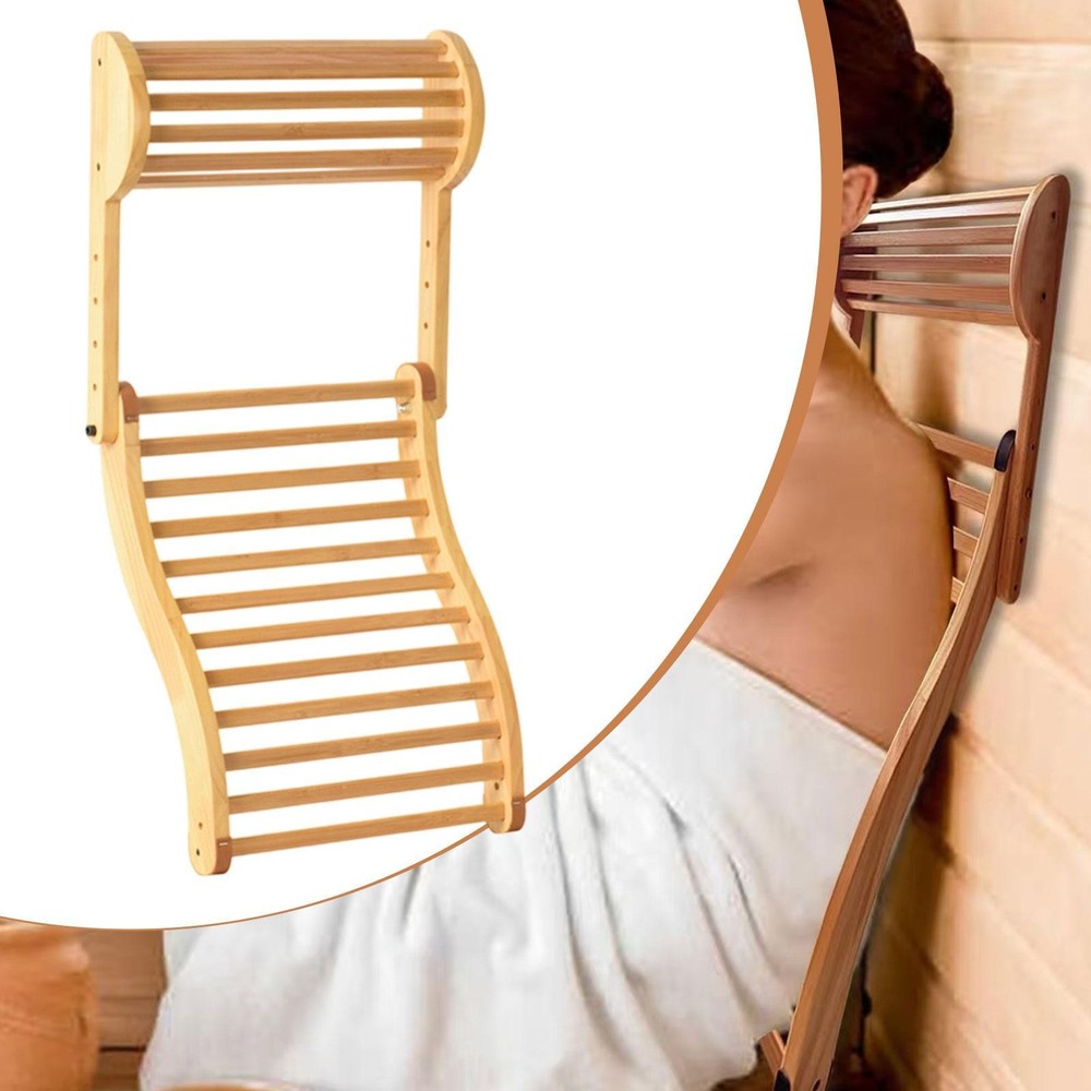 Sauna Backrest Sauna Headrest Neck Support Curved Comfortable Accessory
