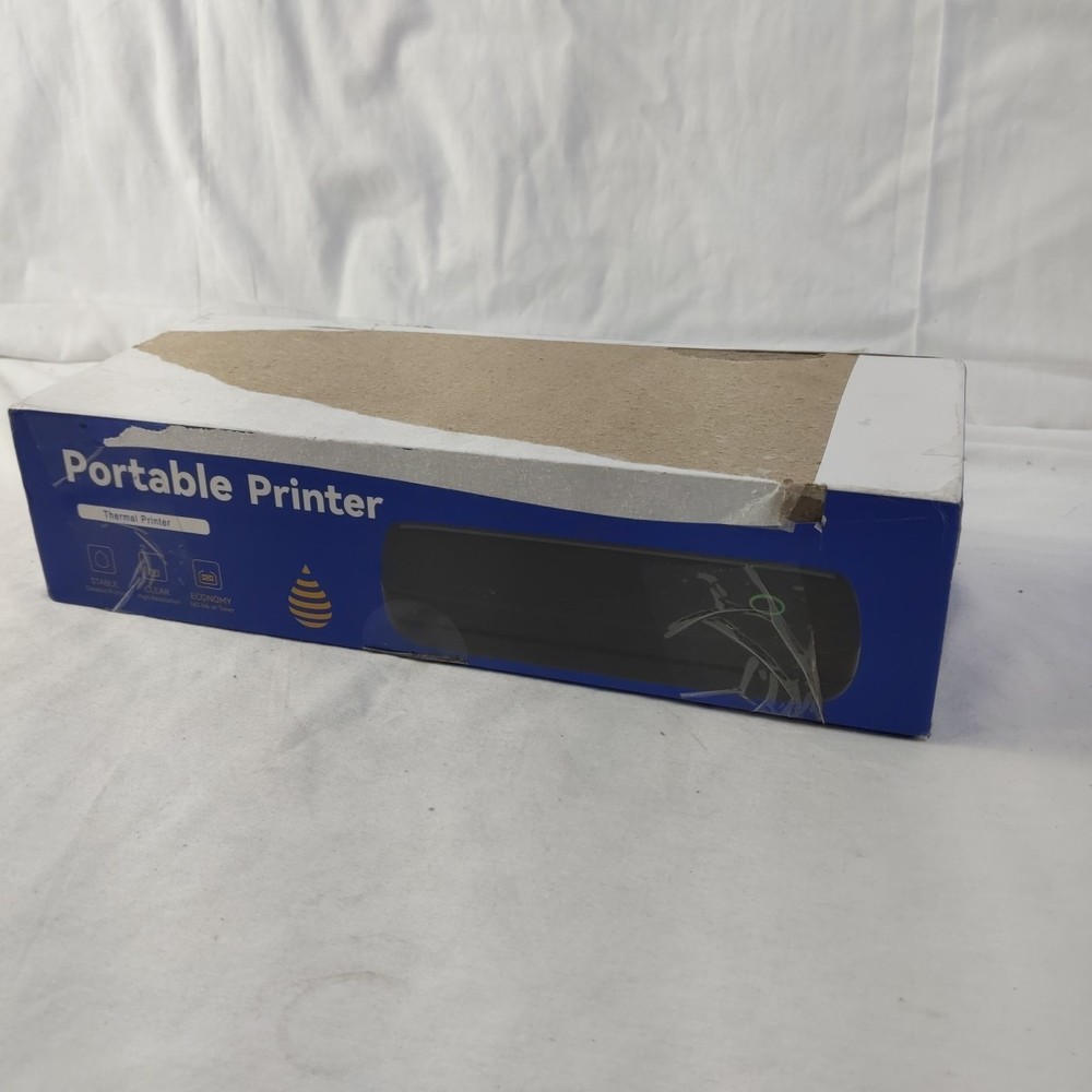 Open Box Aixiqee A80 Portable Wireless Thermal Printer Bluetooth