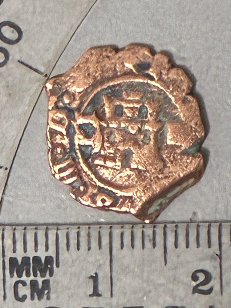 Spanish Cob King Philip III Dated 1660. 2 Maravedis