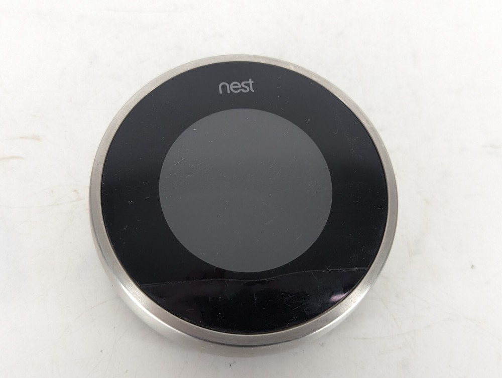 Google Nest 02A Black/Silver 2nd Gen Programmable Learning Thermostat (UNTESTED)