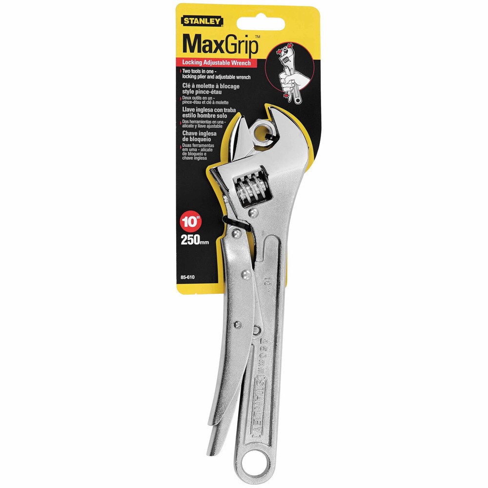 Stanley 85-610 Locking Adjustable Wrench – 10"