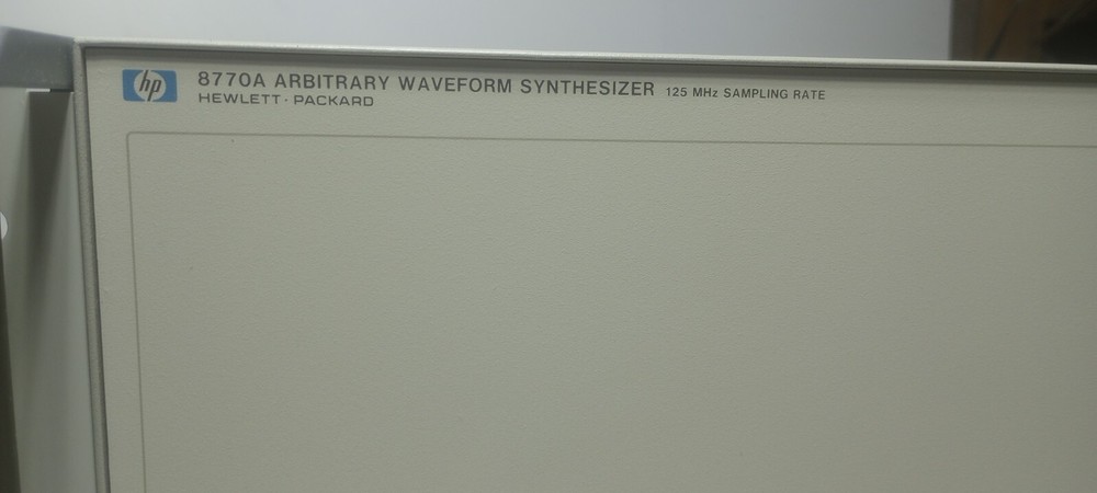 Mint Condition Hewlett Packard 8770A w/ OPT H12 Arbitrary Waveform Synthesizer