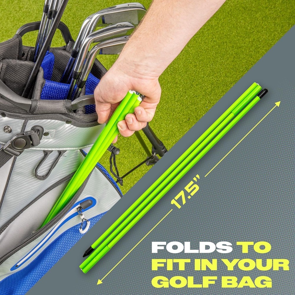 48-Inch Golf Alignment Training Aids - Choose 2/3 Pack for Optimal Performance
