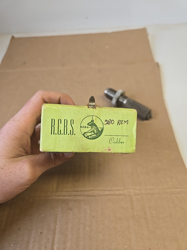 Vintage RCBS 280 Rem 2 Die Set In Original Box