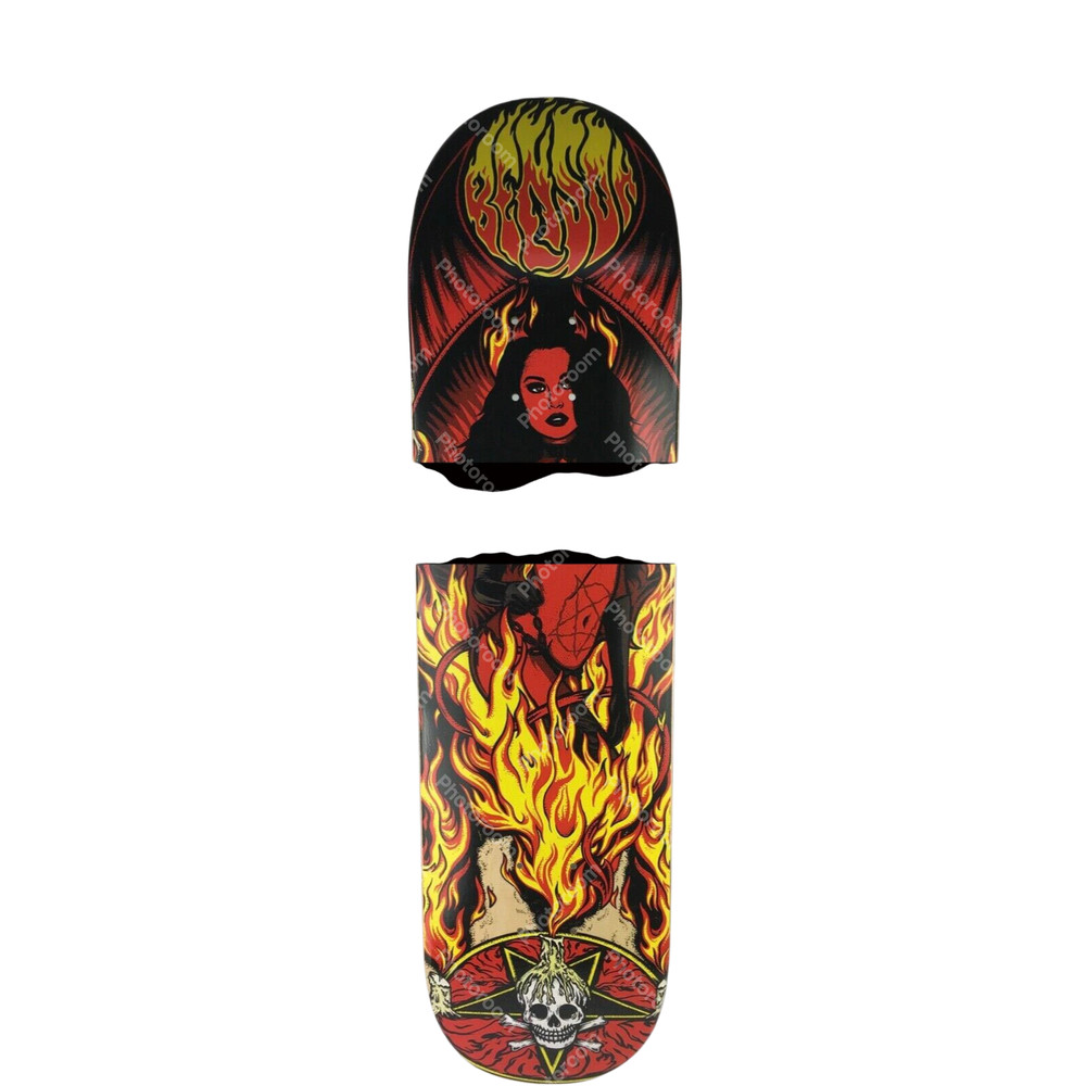 Benson Red Devil Women Pro deck - Death Skateboards 8.5 " with grip