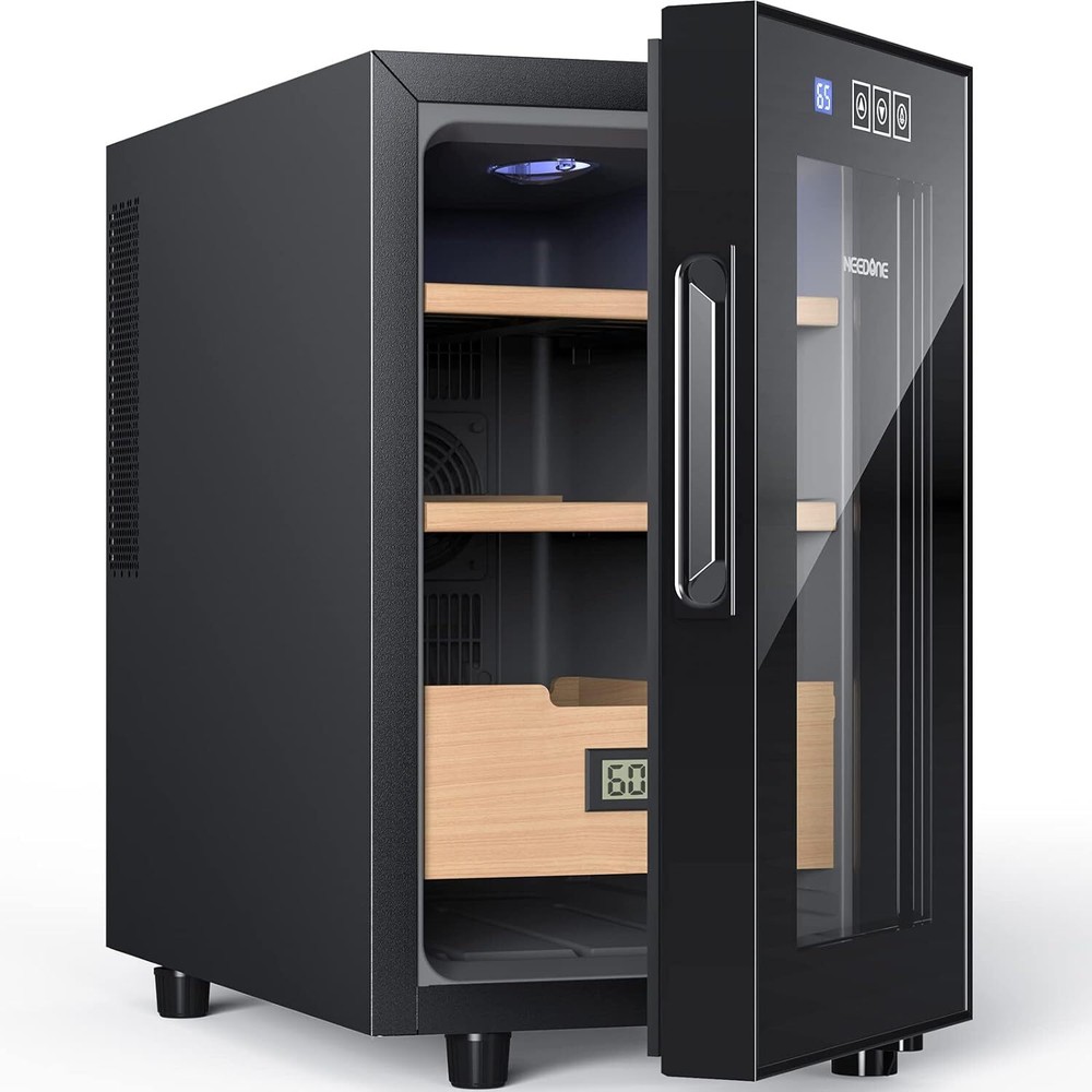 NEEDONE 150 Count Cabinet with Heating and Cooling Black +