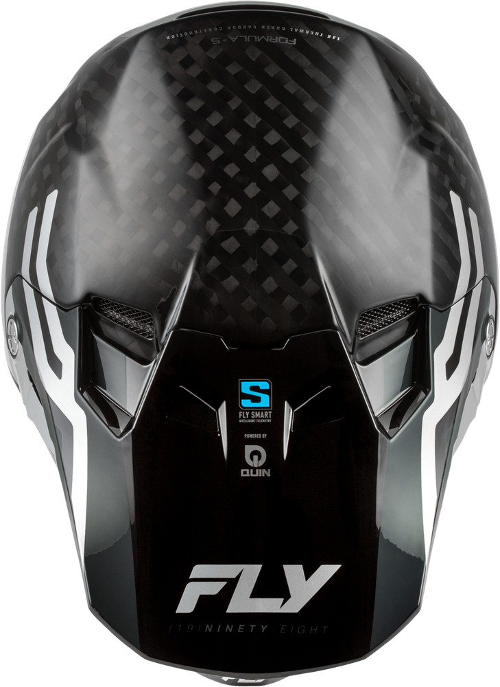 Fits Formula S Carbon Byte Helmet Black Carbon/Grey/Silver Lg