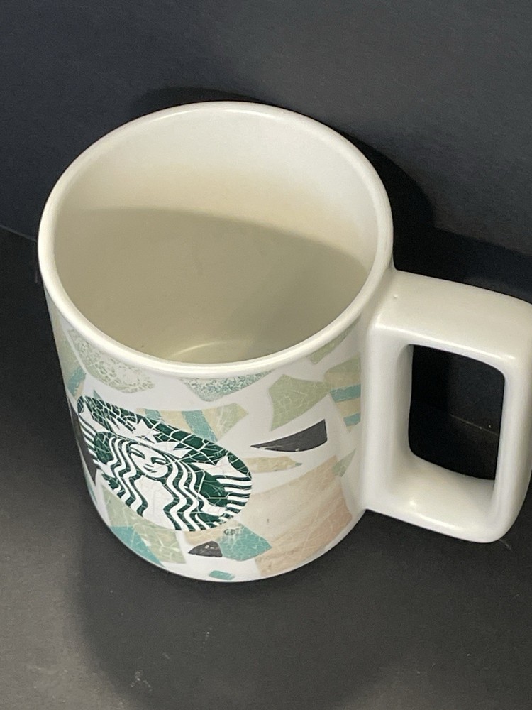 Starbucks Coffee Cup Crystal Geometric Confetti Metallic Holo Pattern