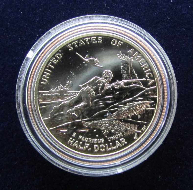 1995 V-Day WWII Uncirculated Commemorative Half Cap Only