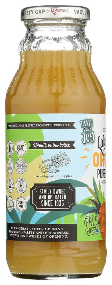 Organic Fresh Pressed Pure Pineapple (1 X 12.5 FL OZ)
