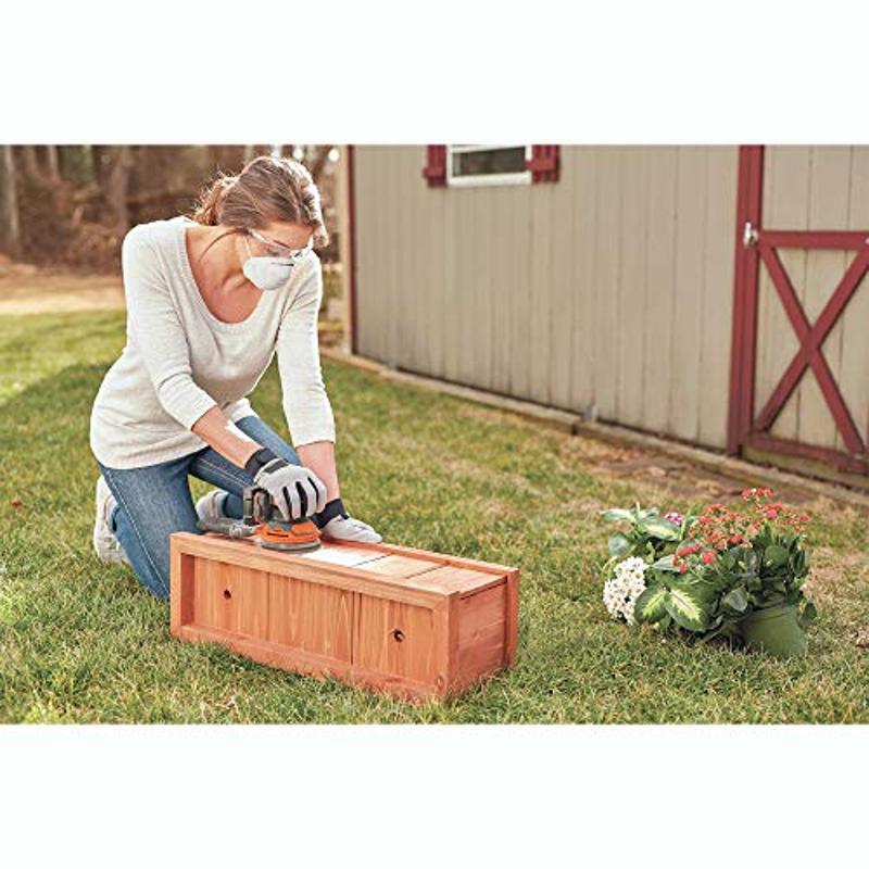 Orbital Sander 20V MAX Cordless Compact Design Dust Collection Battery & Charger