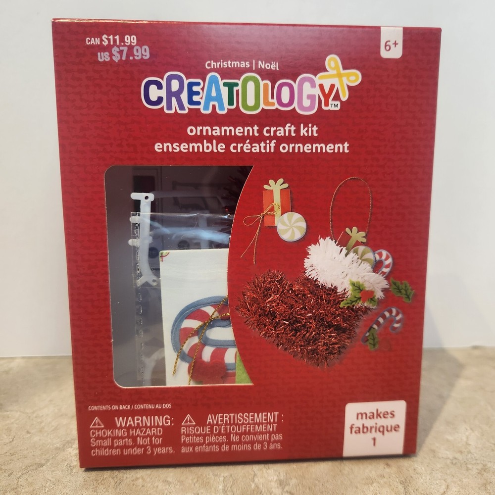 Creatology Christmas Tree Garland Stocking Ornament Kid Craft Kit