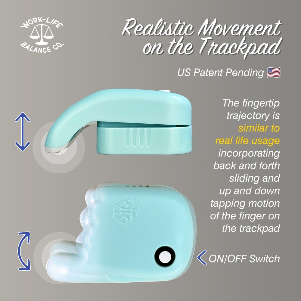 Laptop Touchpad Mouse Jiggler - Doesn't Require Mouse – AA Battery Powered