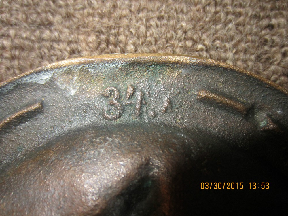 EQUESTRIAN STEEPLECHASE JUMPER BRONZE ASHTRAY