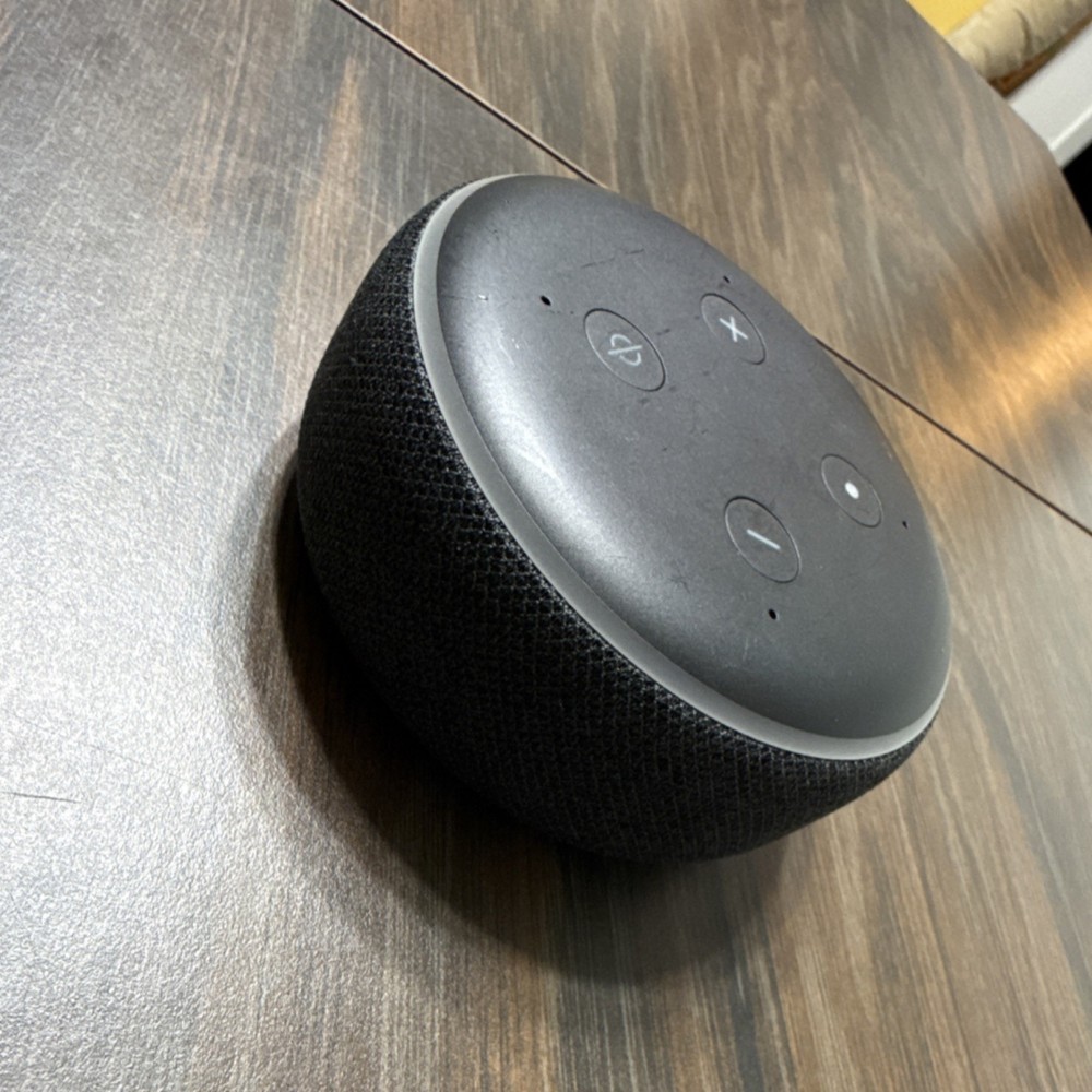 Amazon Echo Dot (3rd Gen) Smart Speaker Black Alexa Wi-Fi Power Adapter