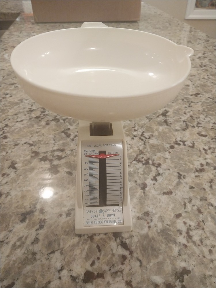 Vintage Weight Watchers Scale & Bowl