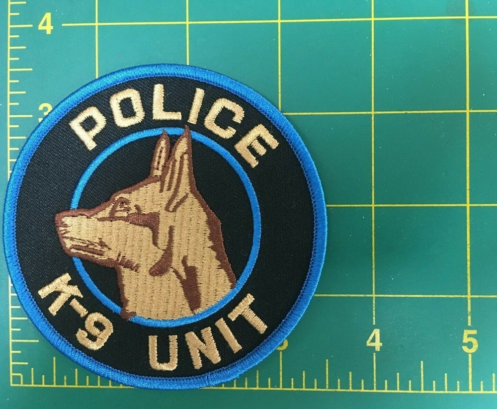 police patch K9 unit shoulder patch german shepherd K 9 canine patch dog patch