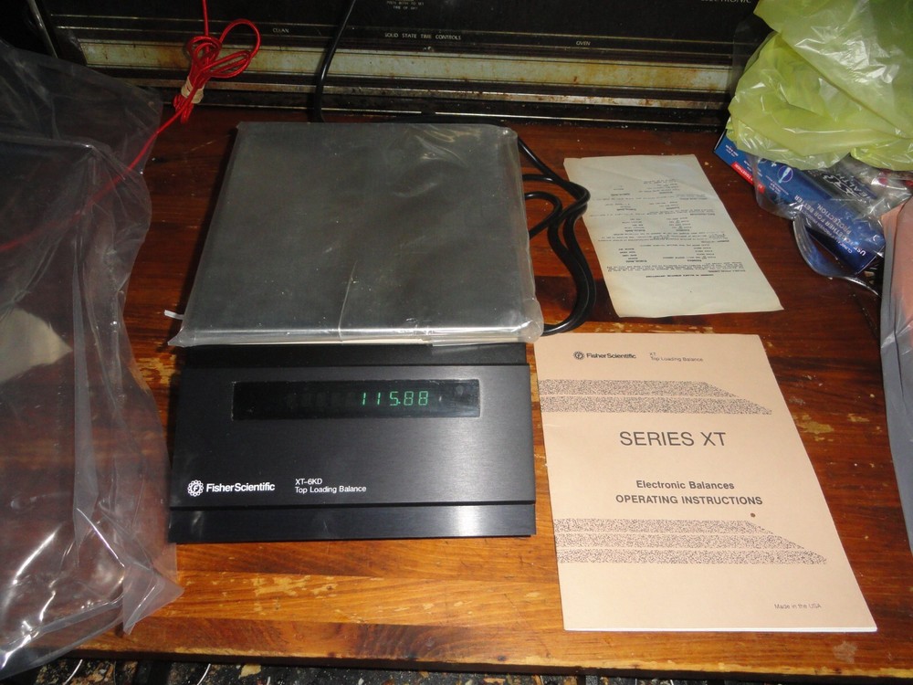 OPEN BOX FISHER SCIENTIFIC ELECTRONIC BALANCE SCALE XT-6KD XT-6000KD TOP LOADING