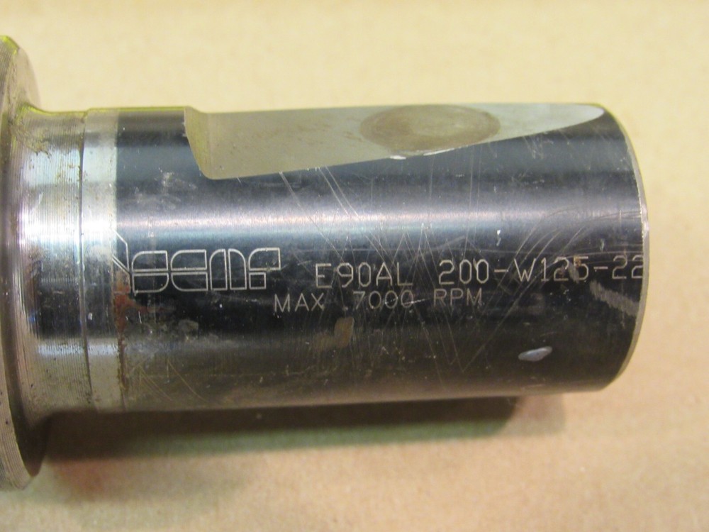 Iscar 2" 2 Flute Indexable Endmill E90AL 200-W125-22 Insert Cutter Router