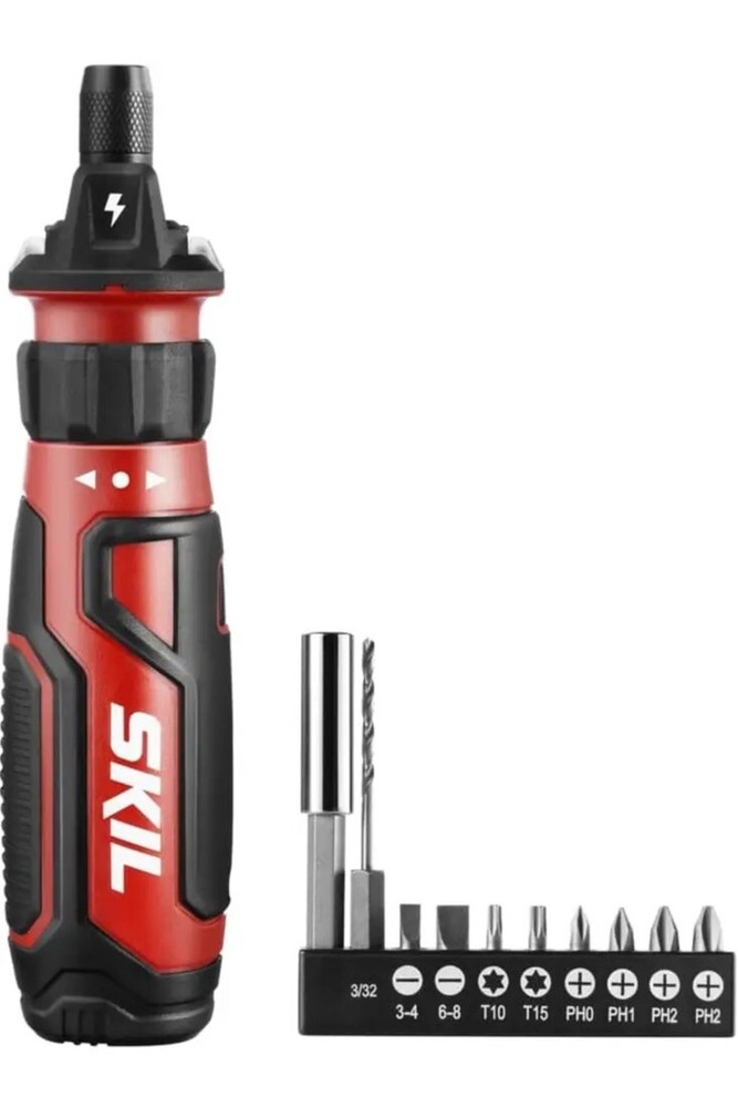 Skil New USB Rechargeable 4V Cordless Screwdriver with Circuit Sensor Technology