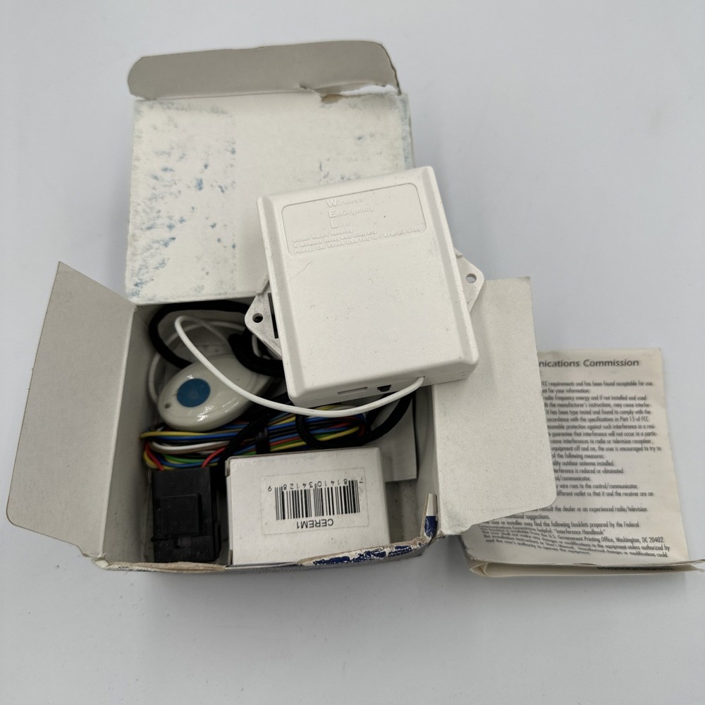 Wireless Emergency Line Part #WEL-Y - 2 Button Optional Remote