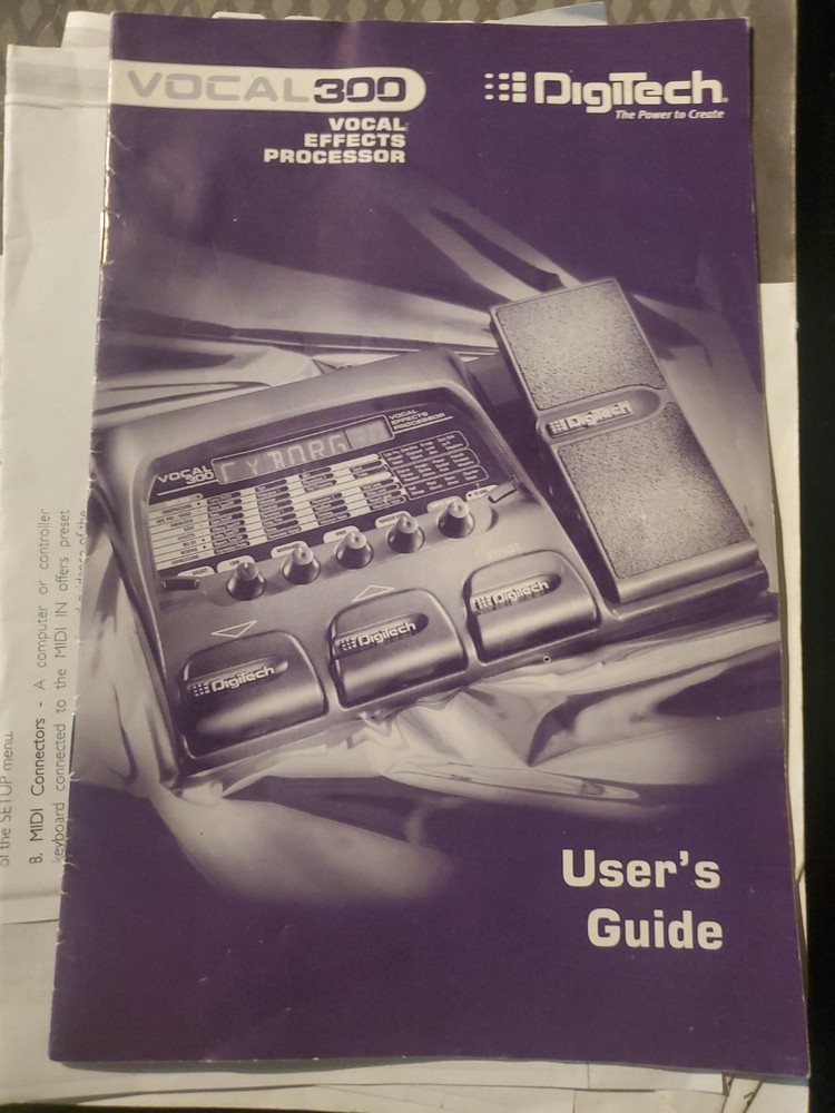 Digitech Vocal 300￼ effects pedal￼