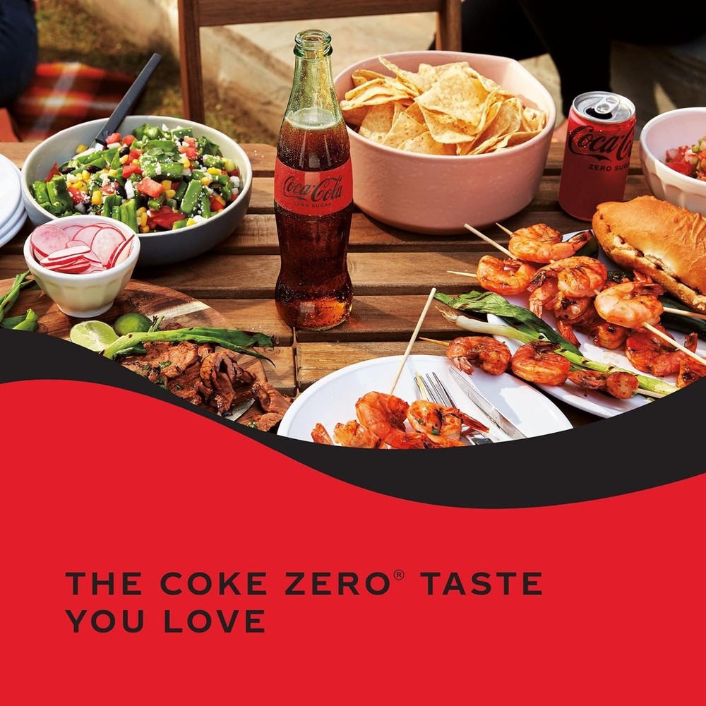 Coke Zero Sugar Diet Soda Soft Drink, 16.9 fl oz, 6 Pack