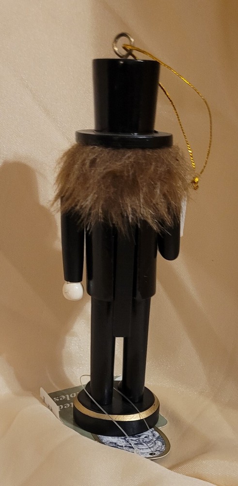 6" Abraham Lincoln Wooden Nutcracker Ornament