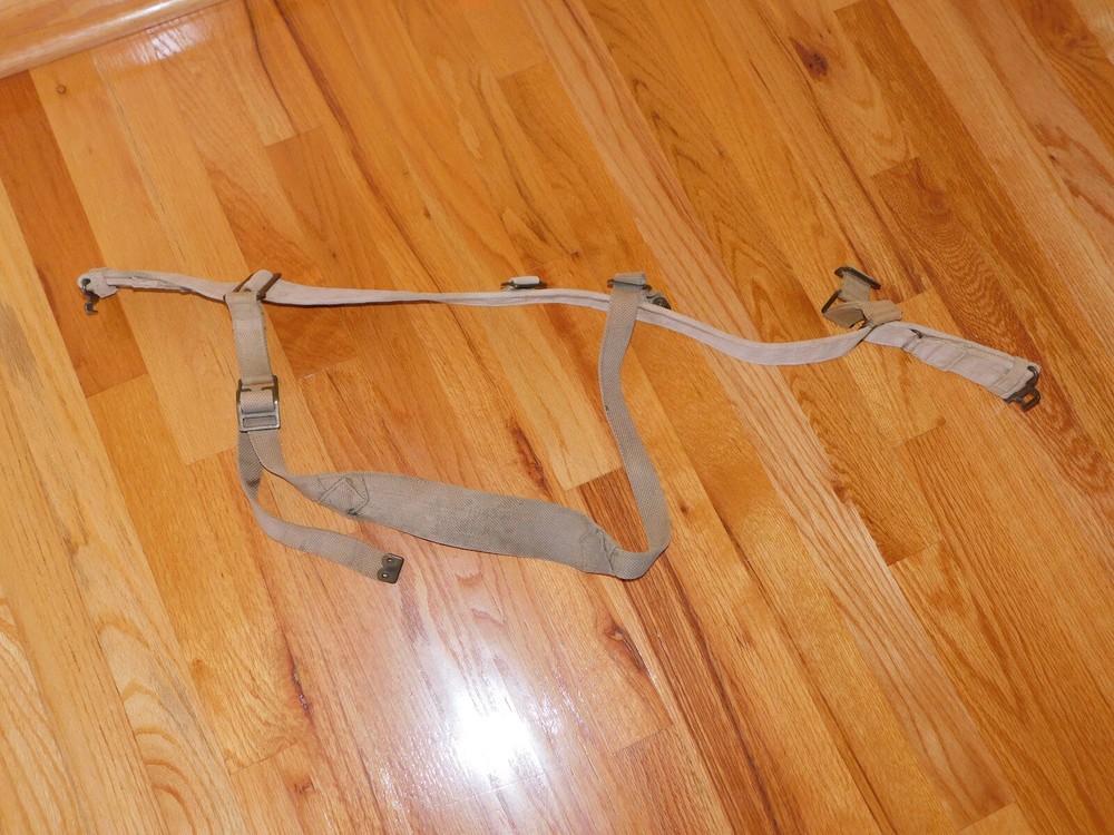 Vintage Military Sword Belt With Shoulder Strap