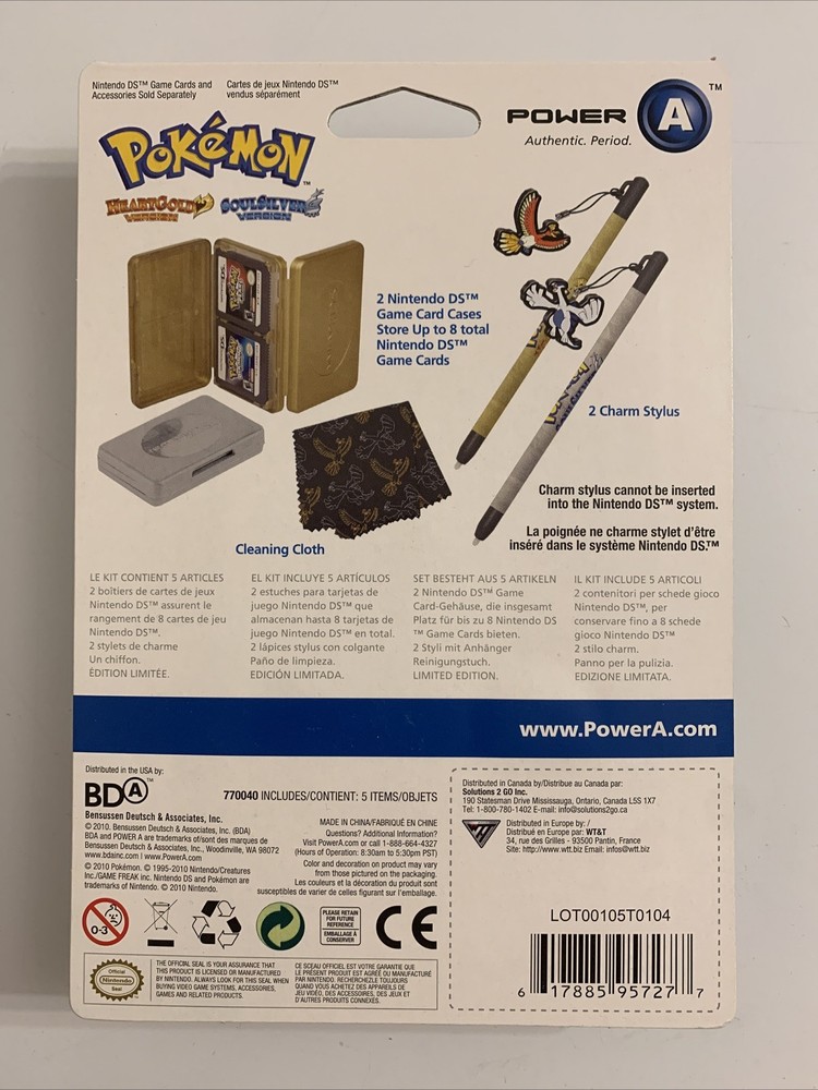 Nintendo DS Pokémon Game Kit
