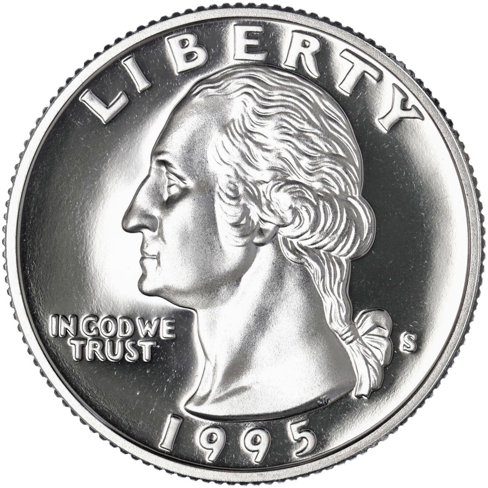 1995 S Proof Set Original Box & COA 5 Coins CN-Clad