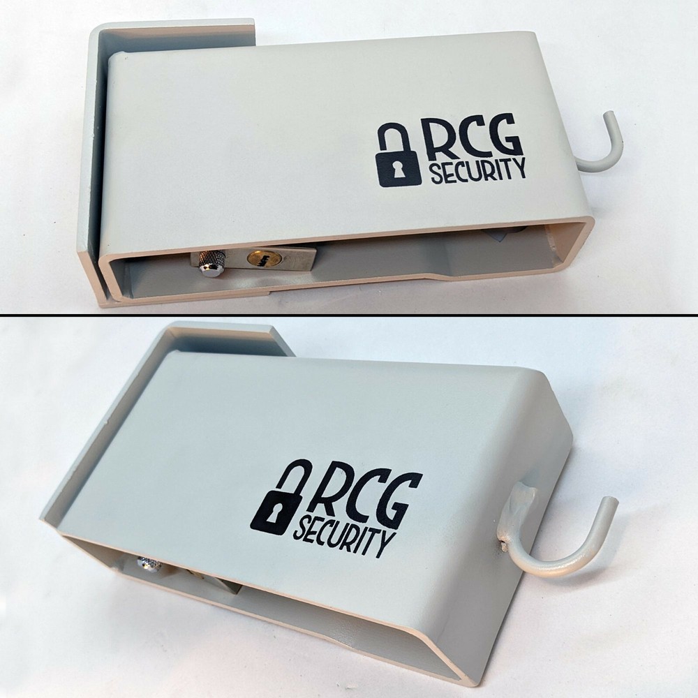 Heavy Duty Bolt-On Container Lockbox w/ Lock Box Mounting Template (no lock)