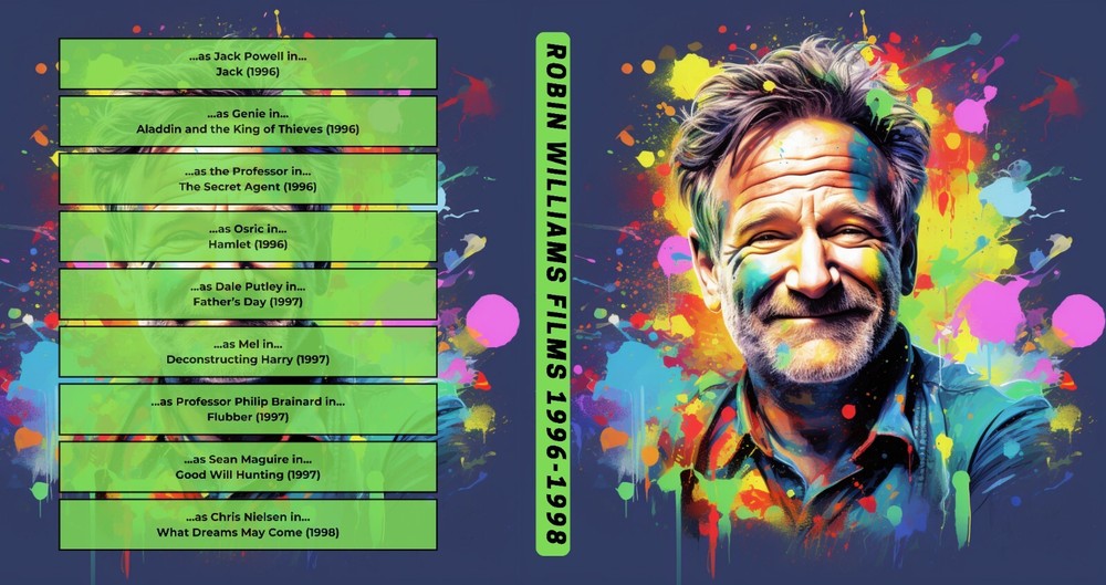 Robin Williams Collection - Custom Blu-ray Covers & Empty Cases