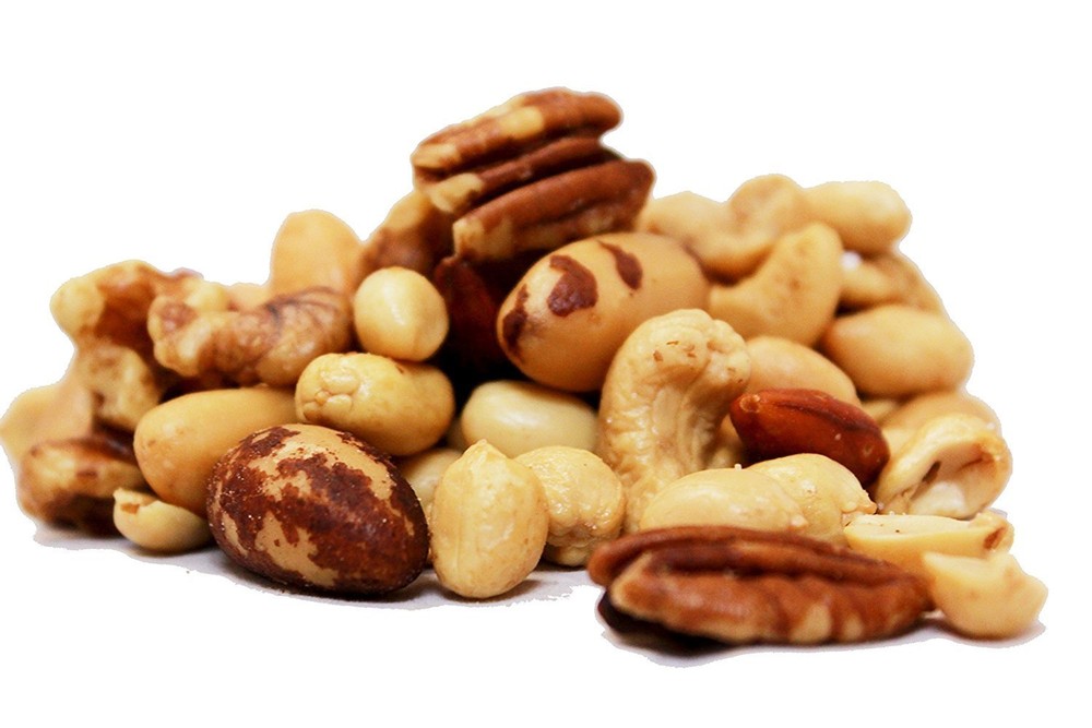 Deluxe Roasted Unsalted Mixed Nuts (No Peanuts) by Its Delish, 1 lb