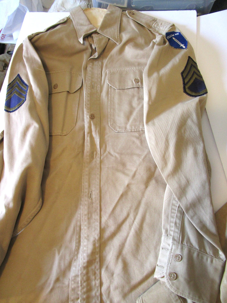 3 WW2 Shirts With Patches