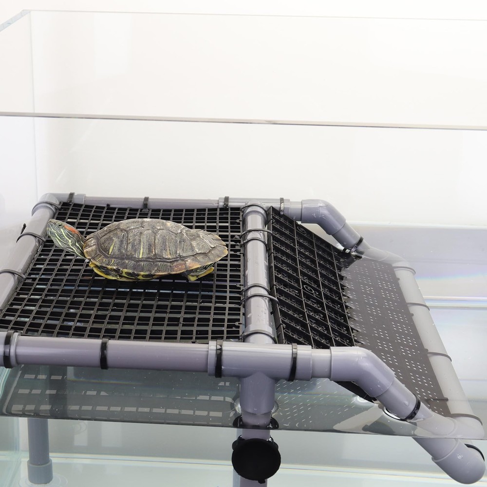 Extra Large Standing Turtle Basking Platform, 13" Width Resting Area, DIY Bas...