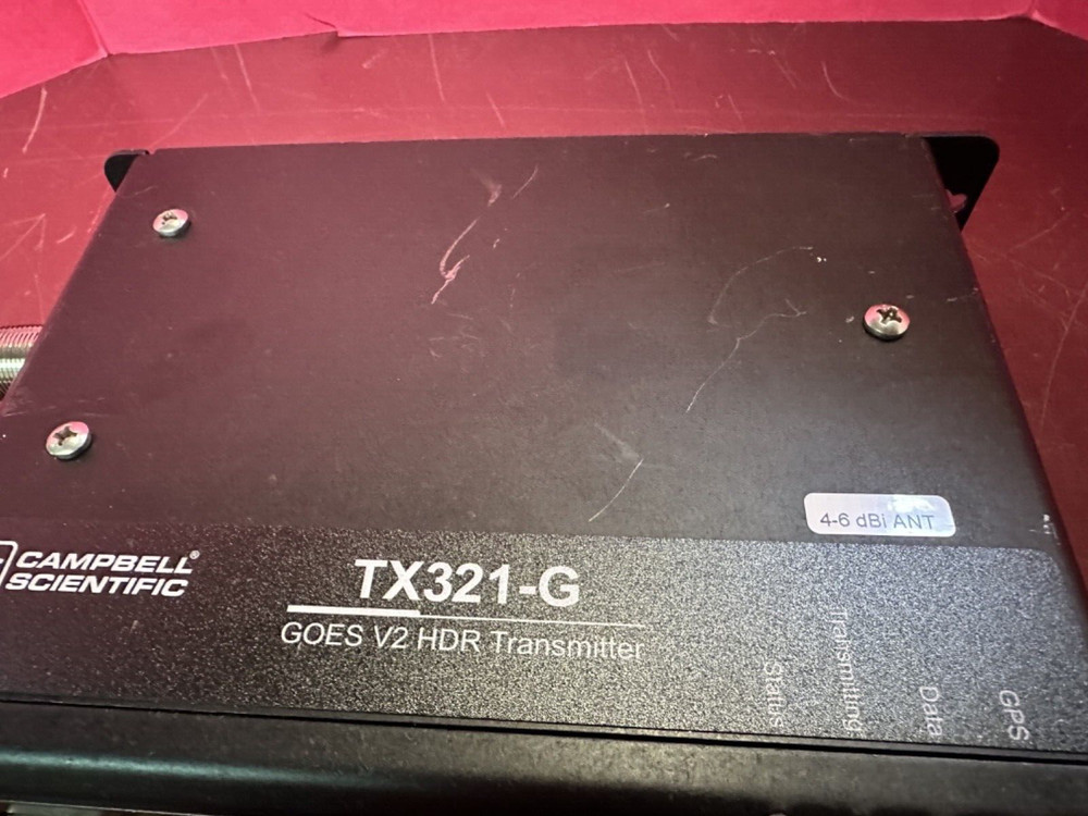 AS IS UNTESTED Campbell Scientific TX321-G GOES V2 HDR Transmitter