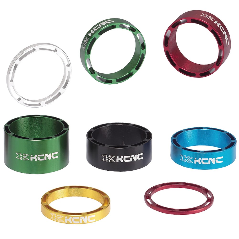 KCNC 1-1/8" Hollow Spacer Red