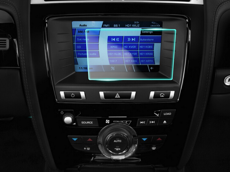 Crystal Clear Screen Protector for 2013 Jaguar XK Vehicle Navigation