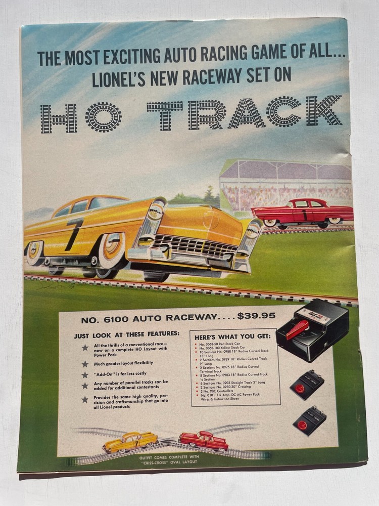 1961 Lionel Model Train Catalog 72 Color Pages! L