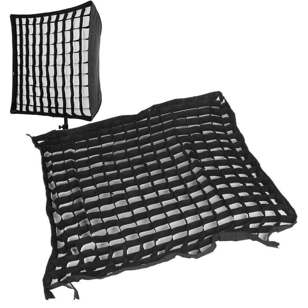 80x80cm Softbox Cellular Grid Mesh with Hook and Loop Fasteners Lining for